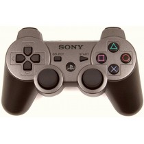 Геймпад беспроводной оригинальный DualShock 3 Серый Металлик для PS3